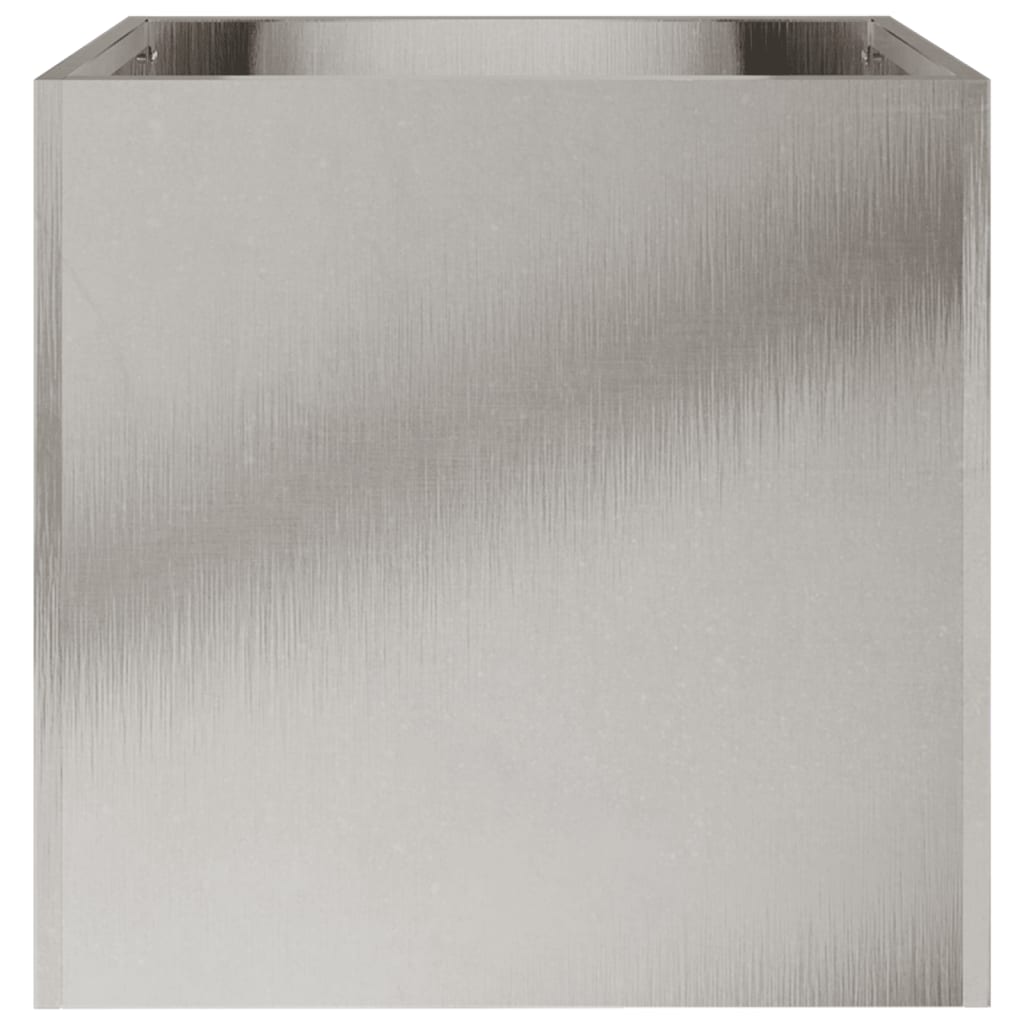 Plant boxes pc. stainless steel silver colored - silver, 32 x 30 x 29 cm, 2 - number 6.