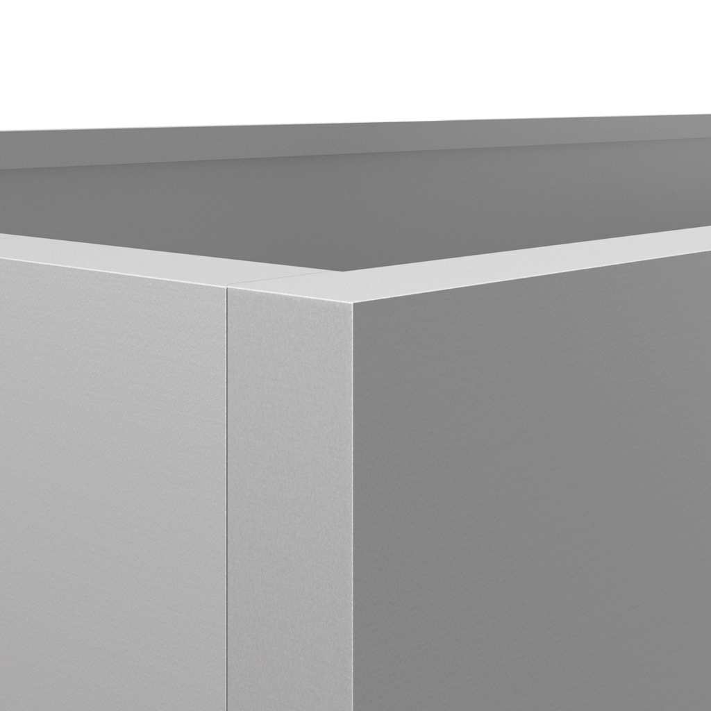 Sadilica pocinčani čelik srebrna - pocinčani čelik/siva, 62 x 40 x 39 cm, 1 - number 9.