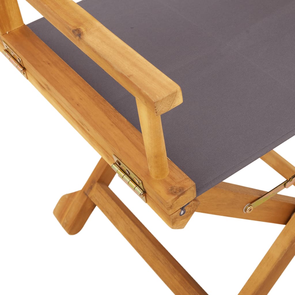 Krzesła ogrodowe szt. składane tkanina - ciemnoszary, 4 szt. - number 8.