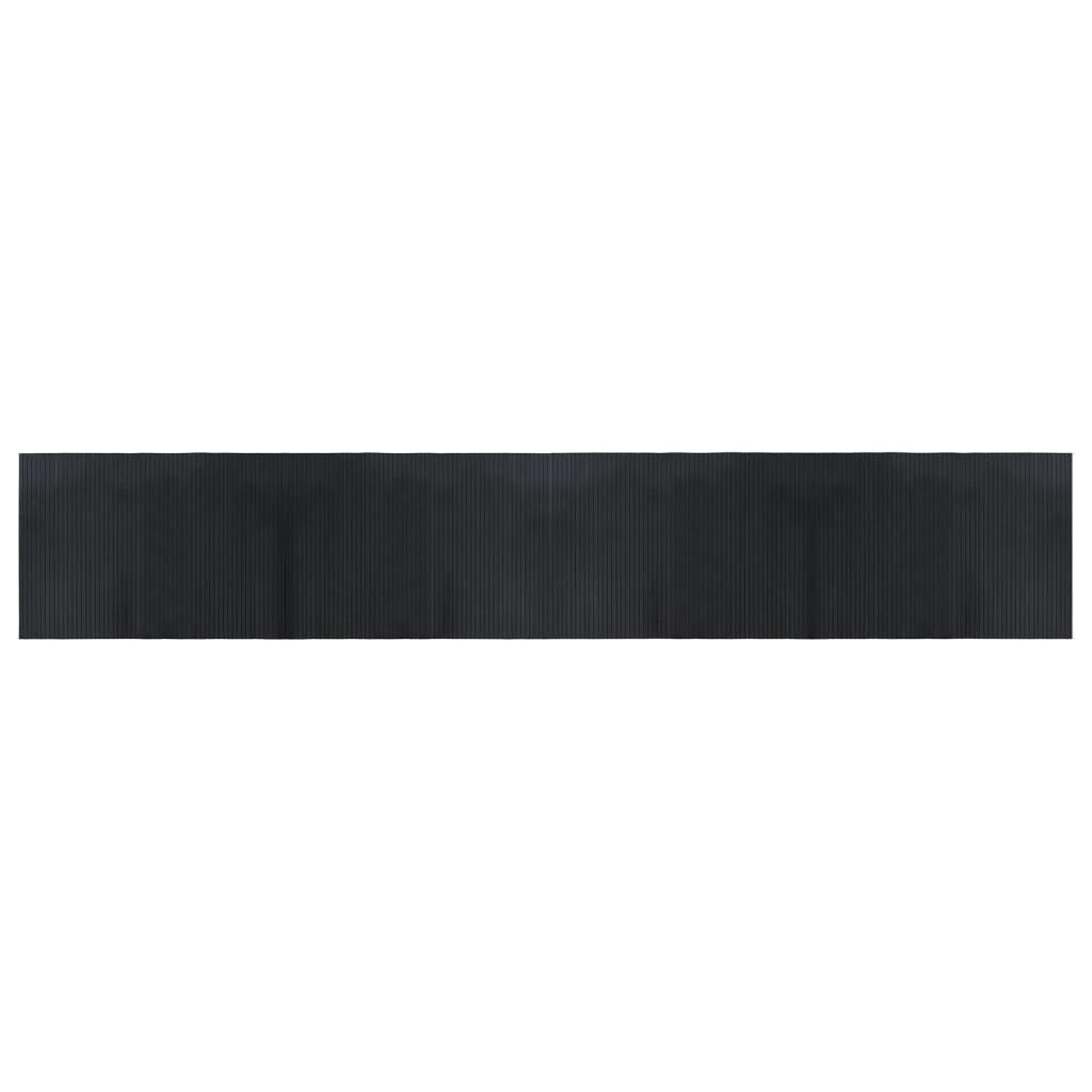 Tapis bambou rectangulaire - noir, 70 x 400 cm - number 2.