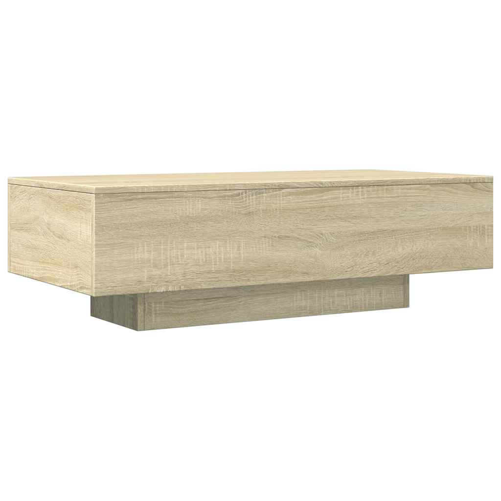 Sofabord 100x49,5x31 cm konstrueret træ sonoma-eg - number 6.