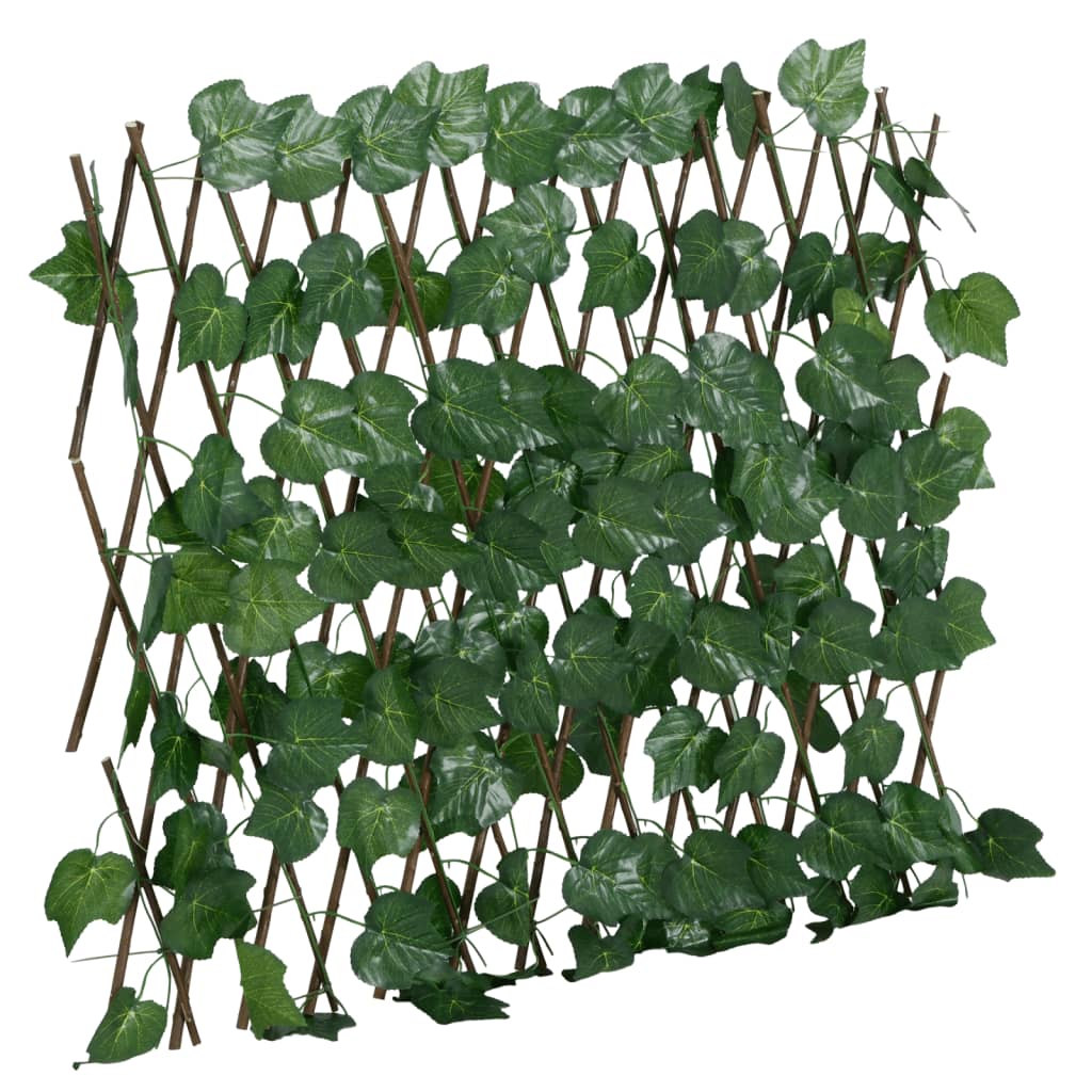 Espalier med kunstige vinblade udvidelig grøn - 190 x 60 cm, 1 - number 1.