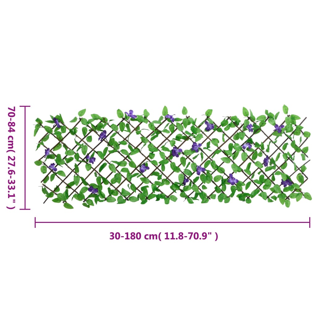 Espalier med kunstig vedbend udvidelig grøn - 180 x 70 cm, 1 - number 6.