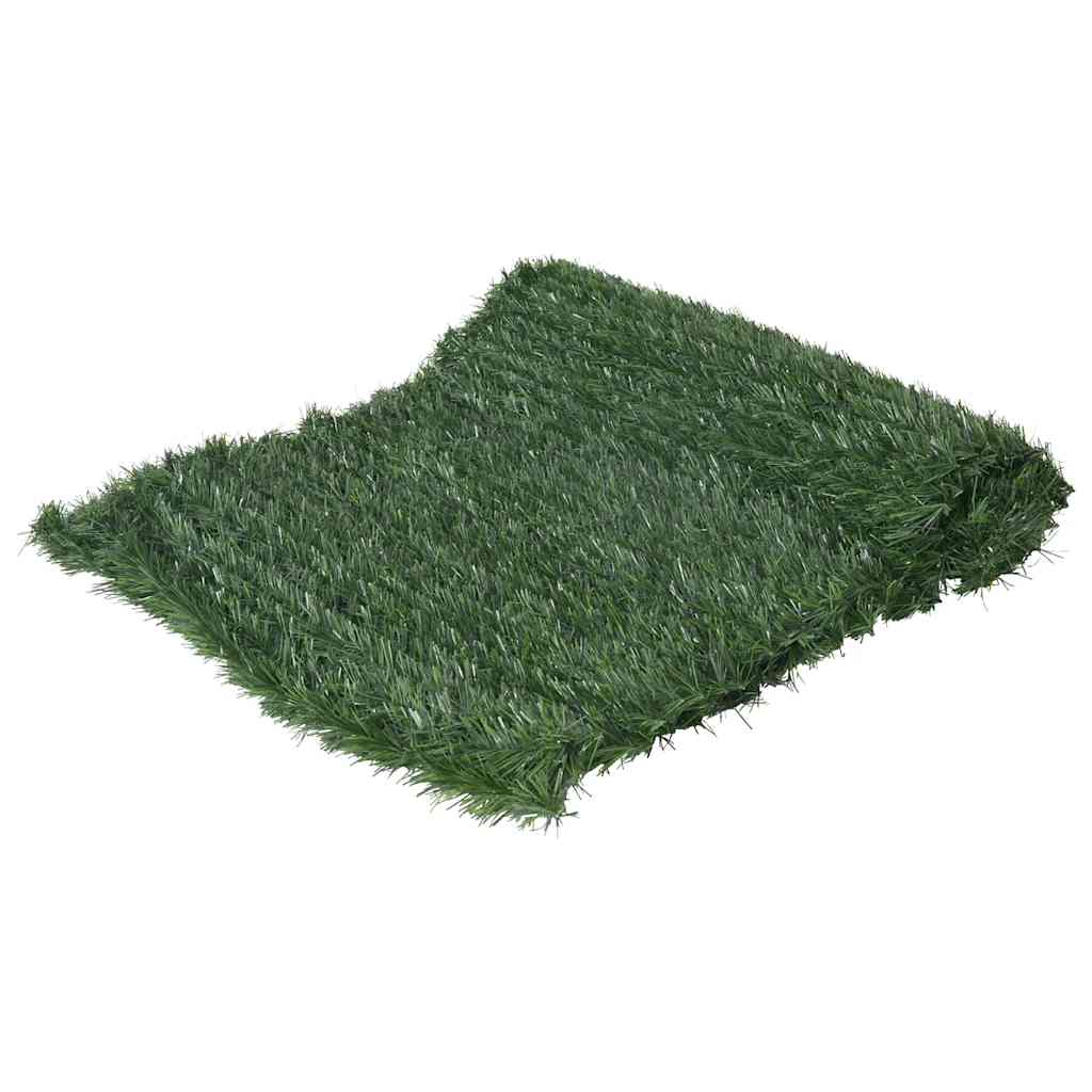 Fence with green artificial grass - 1 x 5 m, 1 - number 2.