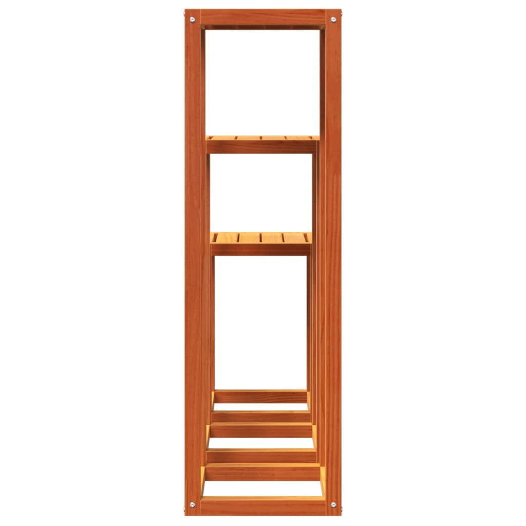 Kutije za biljke 3 kom. čvrsti bor zlatno smeđa - number 6.