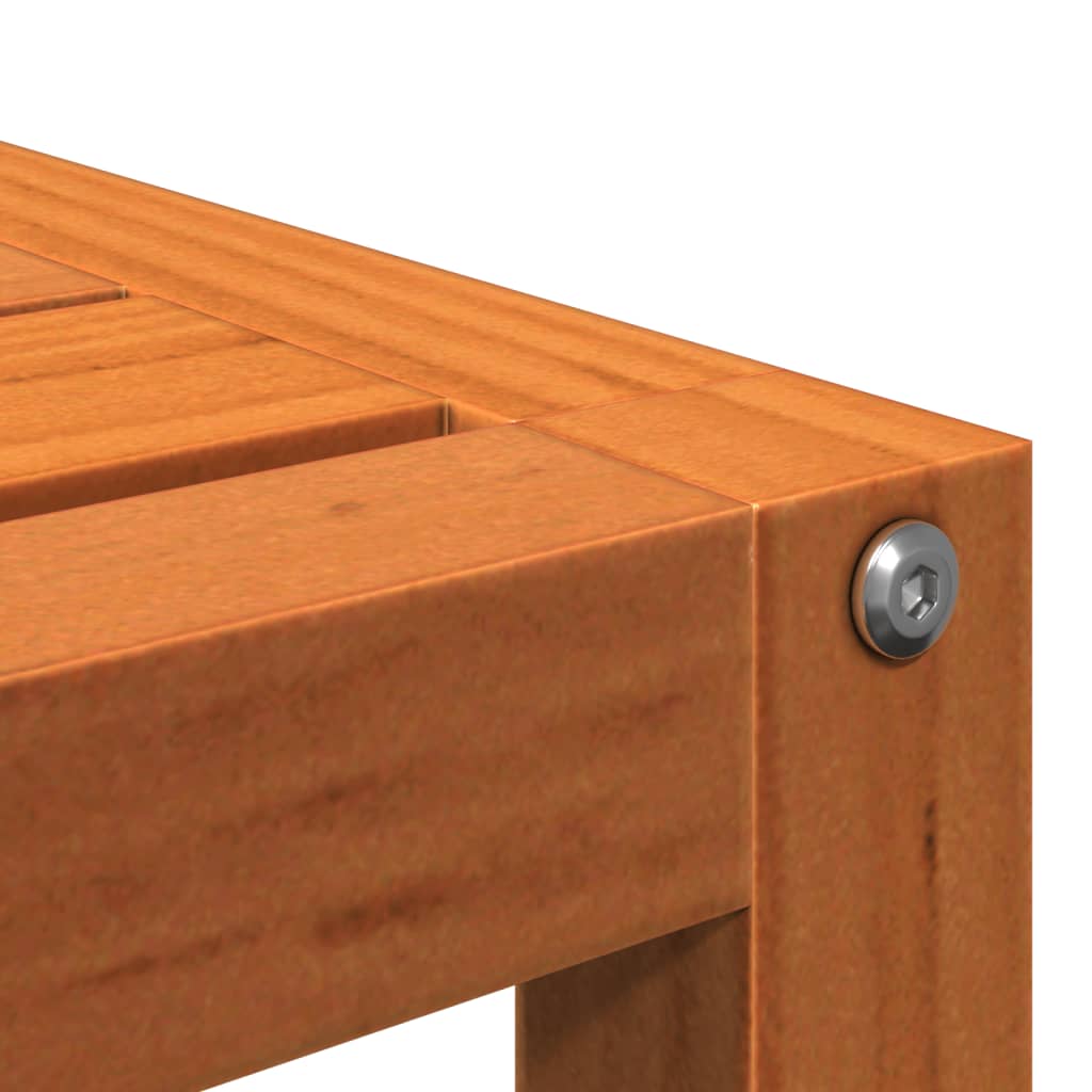 Kutije za biljke 3 kom. čvrsti bor zlatno smeđa - number 8.