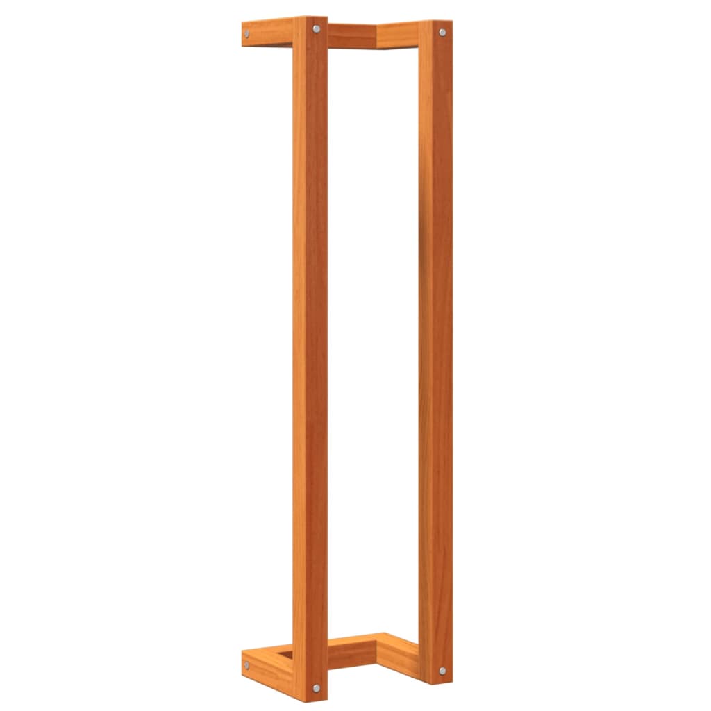 Towel rack solid pine - golden brown, 23 x 18 x 90 cm - number 2.