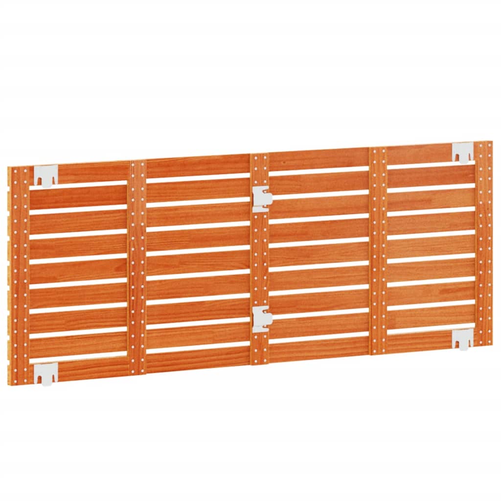 Sengegavl 166x3x63 cm massiv furu - number 6.