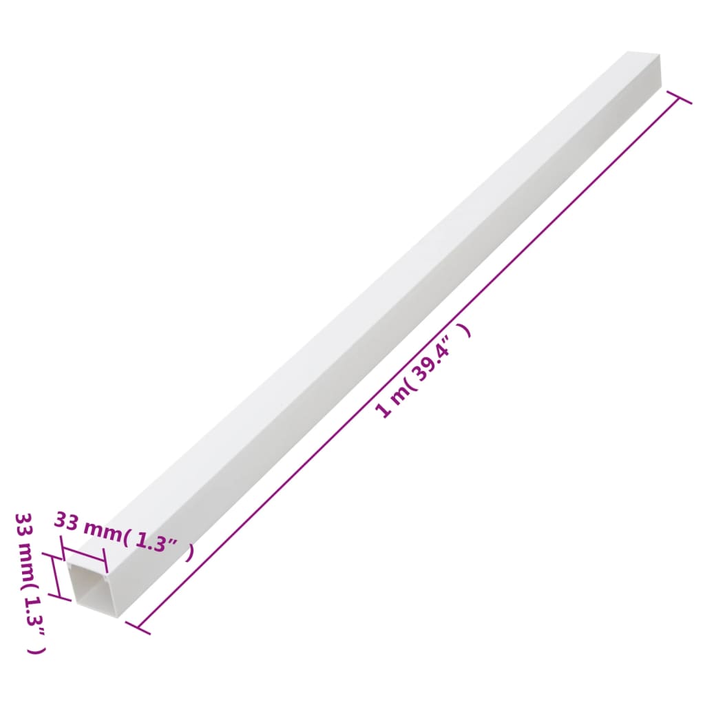 Canaline portacavi 33x33 mm m pvc - 33 x 33 mm x 10 m, 10, avvitabili, 1 - number 9.