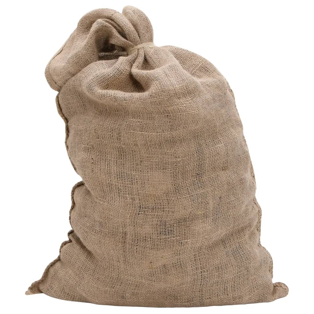 Jute sacks pc. 100% jute 220 g/m2 - 60 x 105 cm, 5 - number 3.