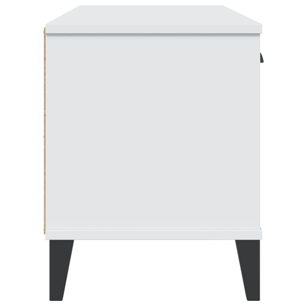 Klupa za cipele viken 106x35x45 cm izgrađeno drvo - bijelo, 1, x, x - number 6.