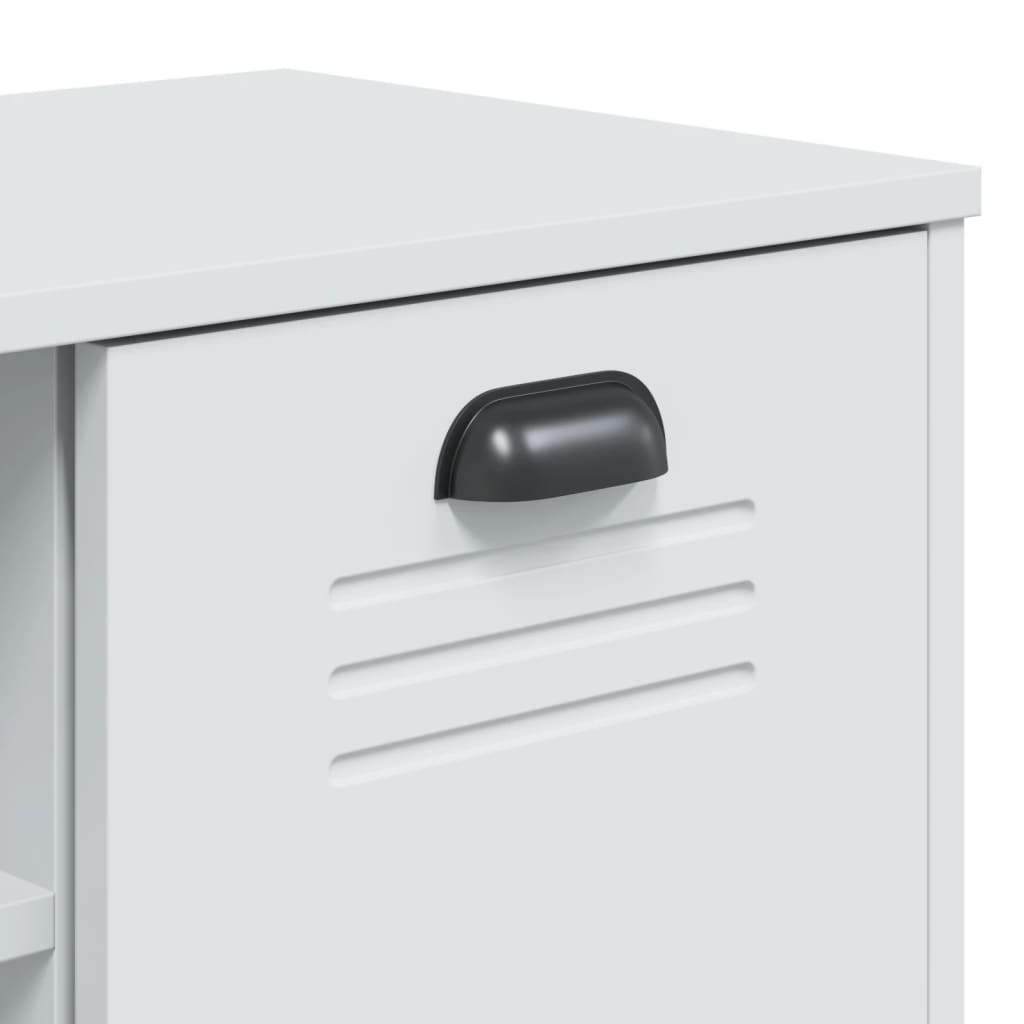 Klupa za cipele viken 106x35x45 cm izgrađeno drvo - bijelo, 1, x, x - number 9.