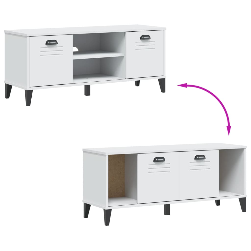 Klupa za cipele viken 106x35x45 cm izgrađeno drvo - bijelo, 1, x, x - number 8.