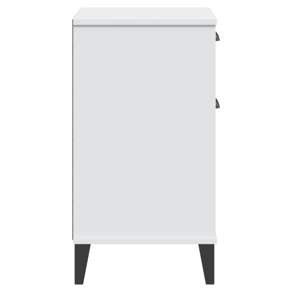 Sengebord viken konstrueret træ - hvid, 1 - number 7.