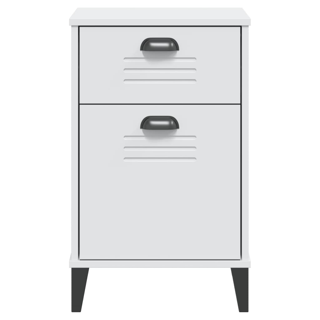 Sengebord viken konstrueret træ - hvid, 1 - number 6.