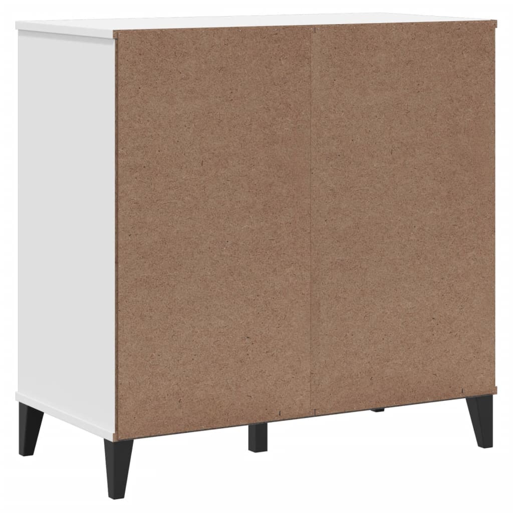 Kommode viken konstrueret træ hvid - number 8.