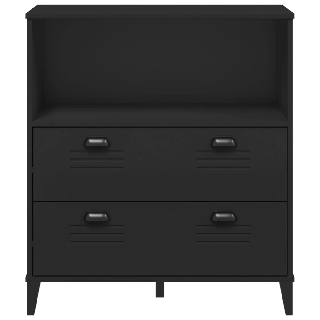 Rezerwacja viken 80x40x90 cm zbudowane drewno - czarne, 1 - number 6.