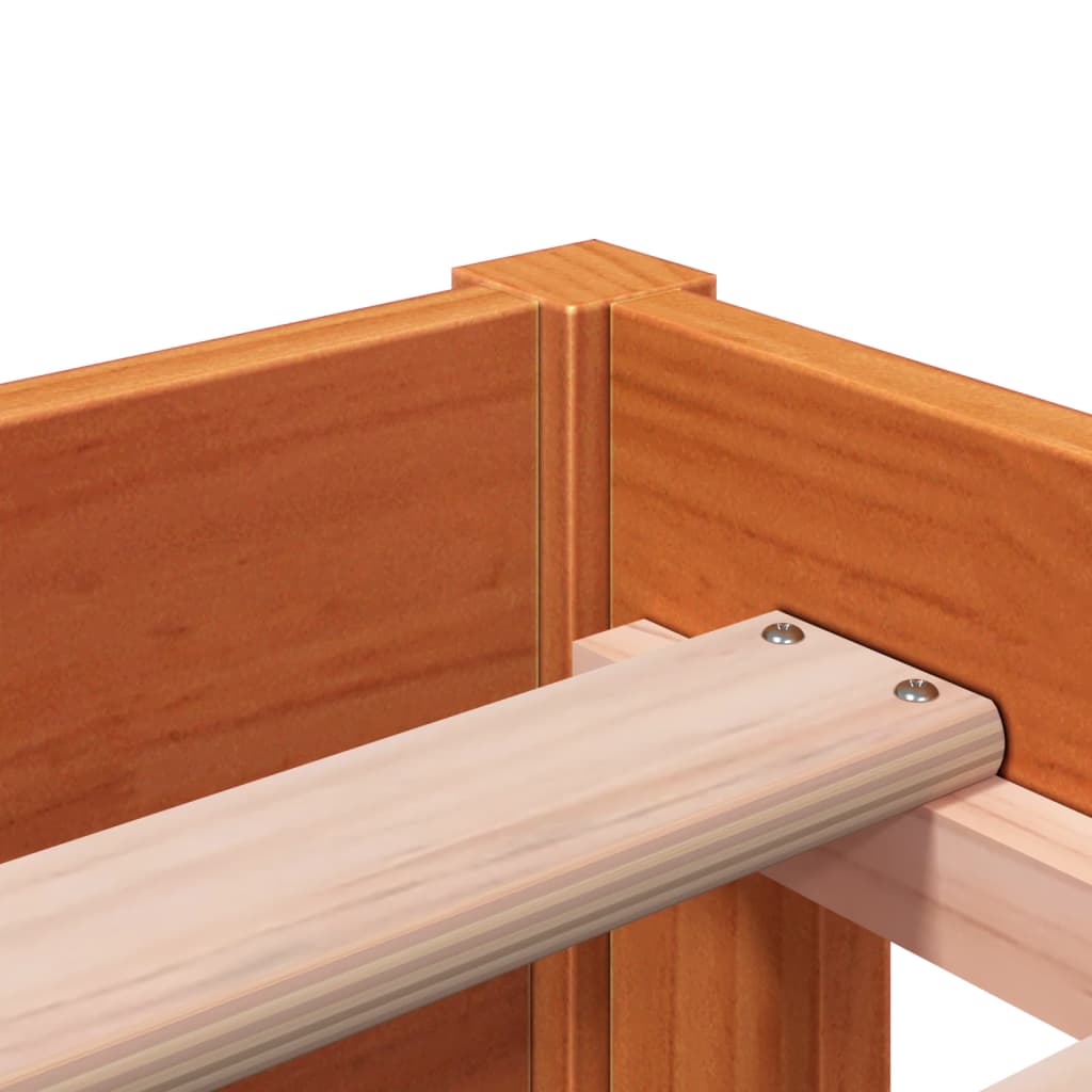 Daybed heltre furu gyldenbrun - brun, 75 x 190 cm - number 8.