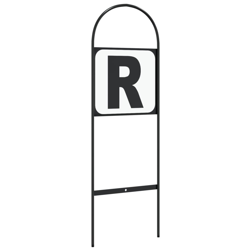 Dressurbogstaver 4 stk. stål - number 3.