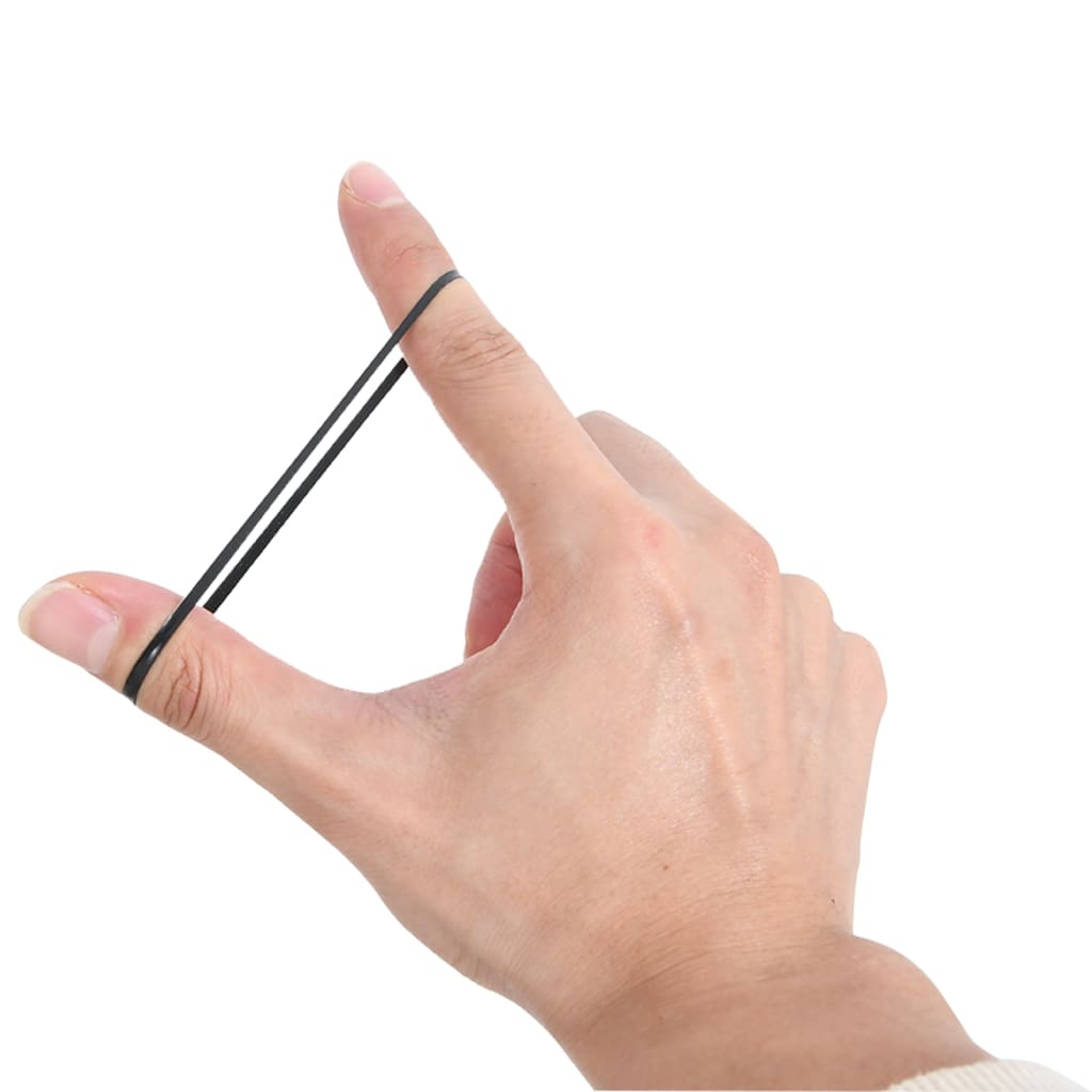 Manen elastieken voor paarden 400 st. siliconen zwart - number 2.