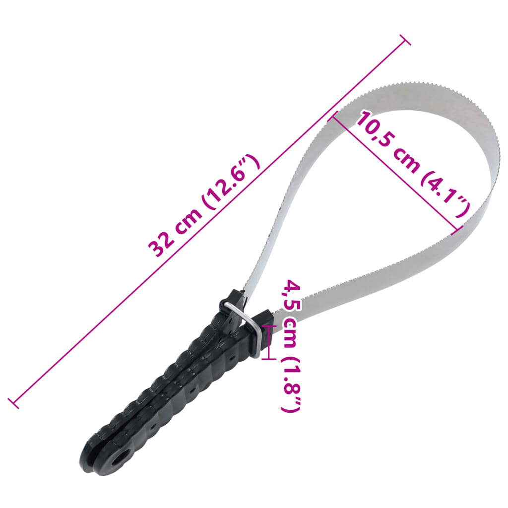 Dobbeltsidet hesteskraber rustfrit stål sølvfarvet - number 6.