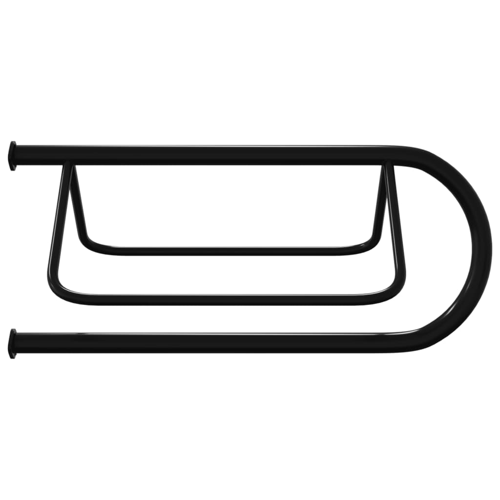 Zidni stalak za sedlo željezo crno - 70 x 41 x 31 5 cm (d x š x v) - number 5.