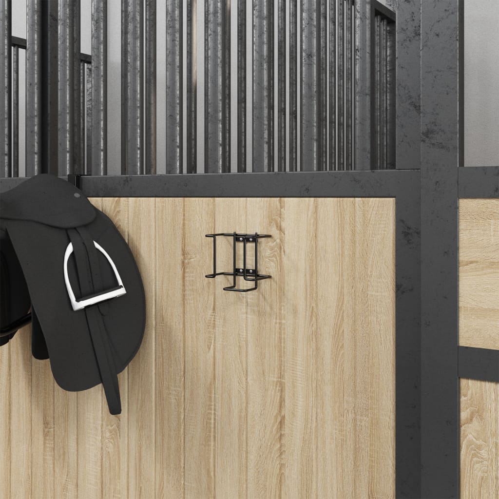 Holder til saltsten stål sort - number 3.