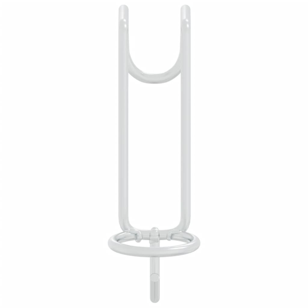 Spandkrog transportabel galvaniseret stål sølvfarvet - number 4.