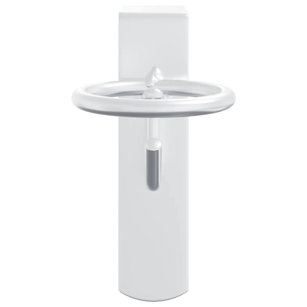 Emmerhaken transporteerbaar 3 stuks staal zilver - number 5.