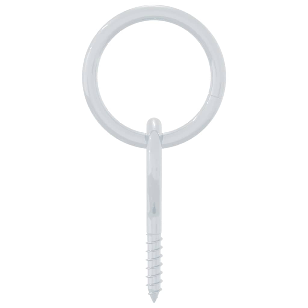 Opbindingsring med skruer 3 stk. stål sølvfarvet - number 6.