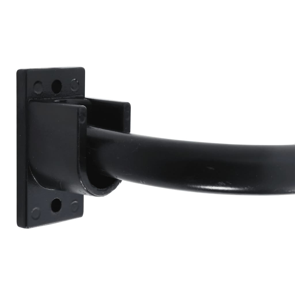 Holder til schabrakker jern sort - number 8.