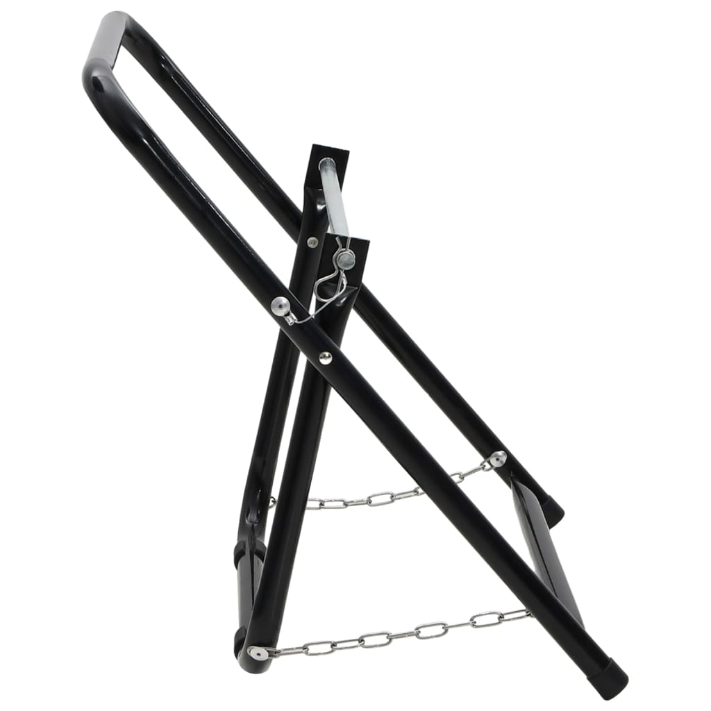 Vattenslangstativ 48 cm 45 kg pulverlackerat stål svart - number 4.