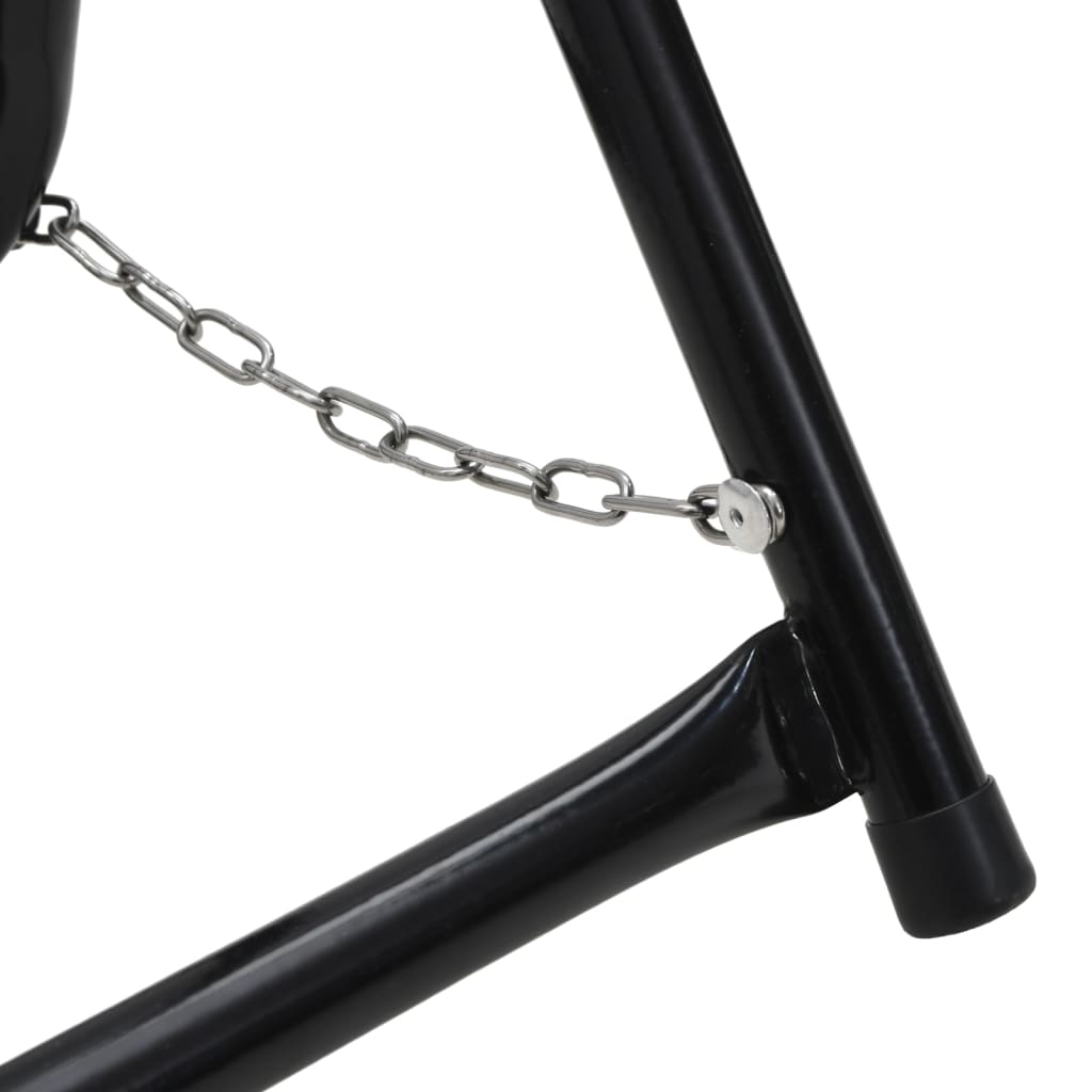 Vattenslangstativ 48 cm 45 kg pulverlackerat stål svart - number 6.