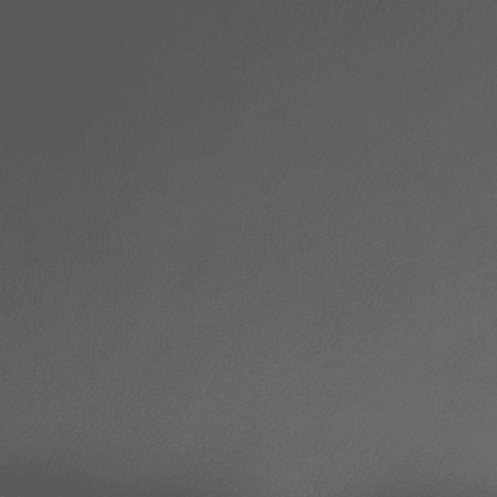 2 -person sofa bed artificial leather - grey, without armrests - number 10.