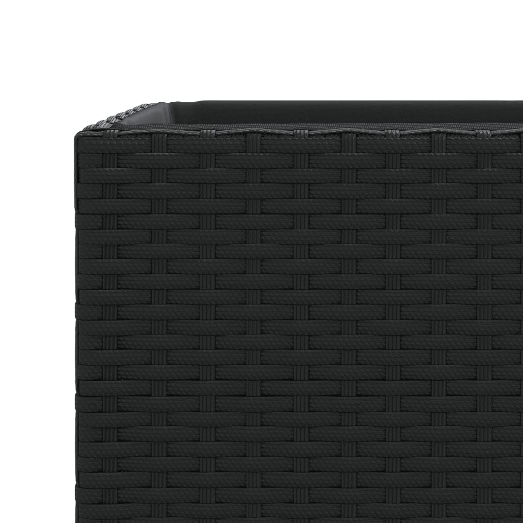 Kutije za biljke 3 kom. poliratan - crni, ooo 3, 1 - number 9.