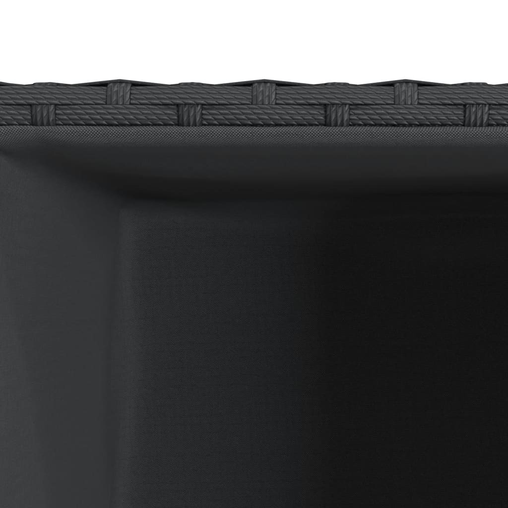 Kutije za biljke 3 kom. poliratan - crni, ooo 3, 1 - number 8.