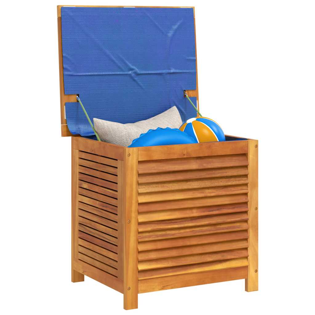 Pudełko do przechowywania na ogrodowe solidne drzewa acacia - 60 x 50 x 56 cm - number 4.