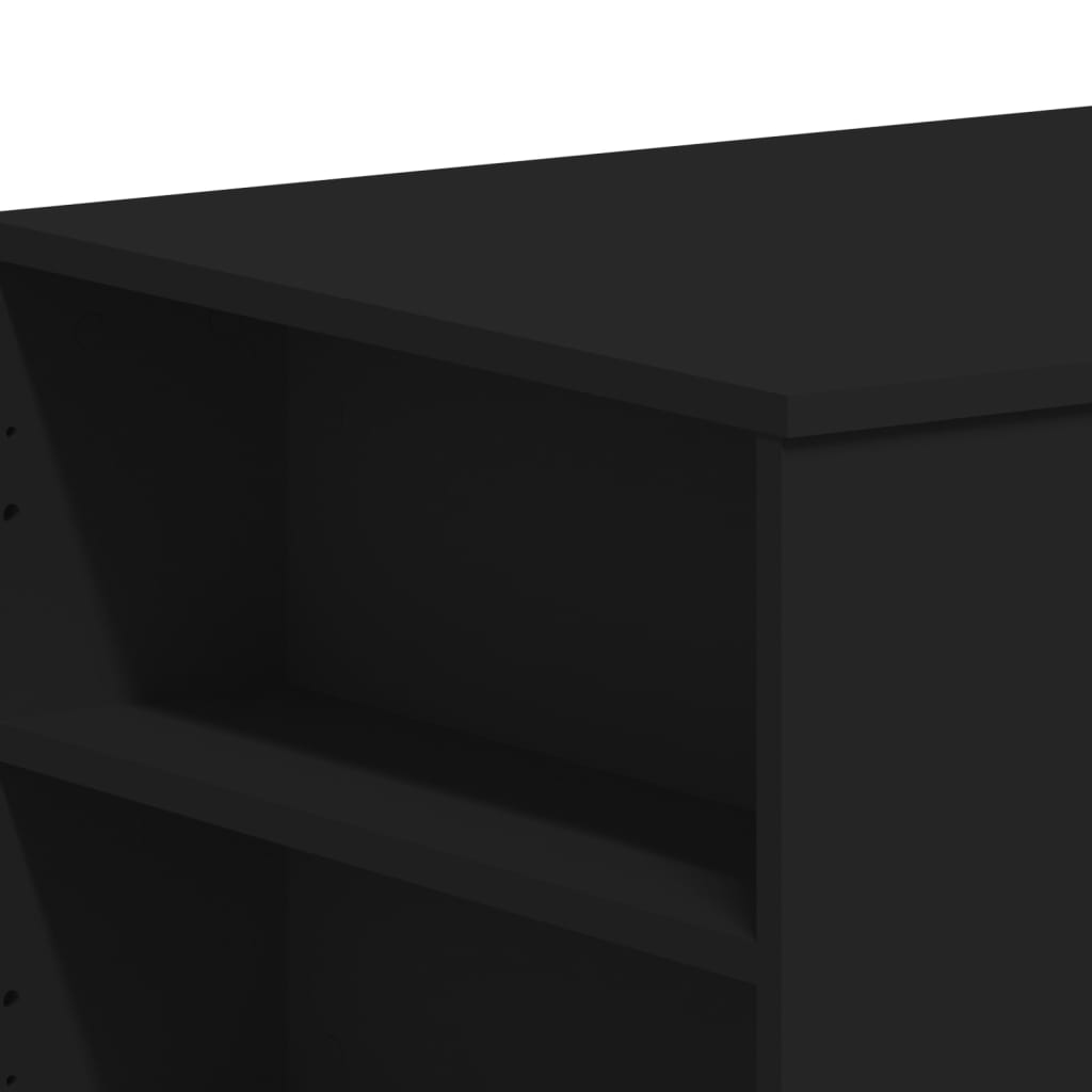 Stolik kawowy 102x55x42 cm drewno klejone - czarny, 1 - number 7.