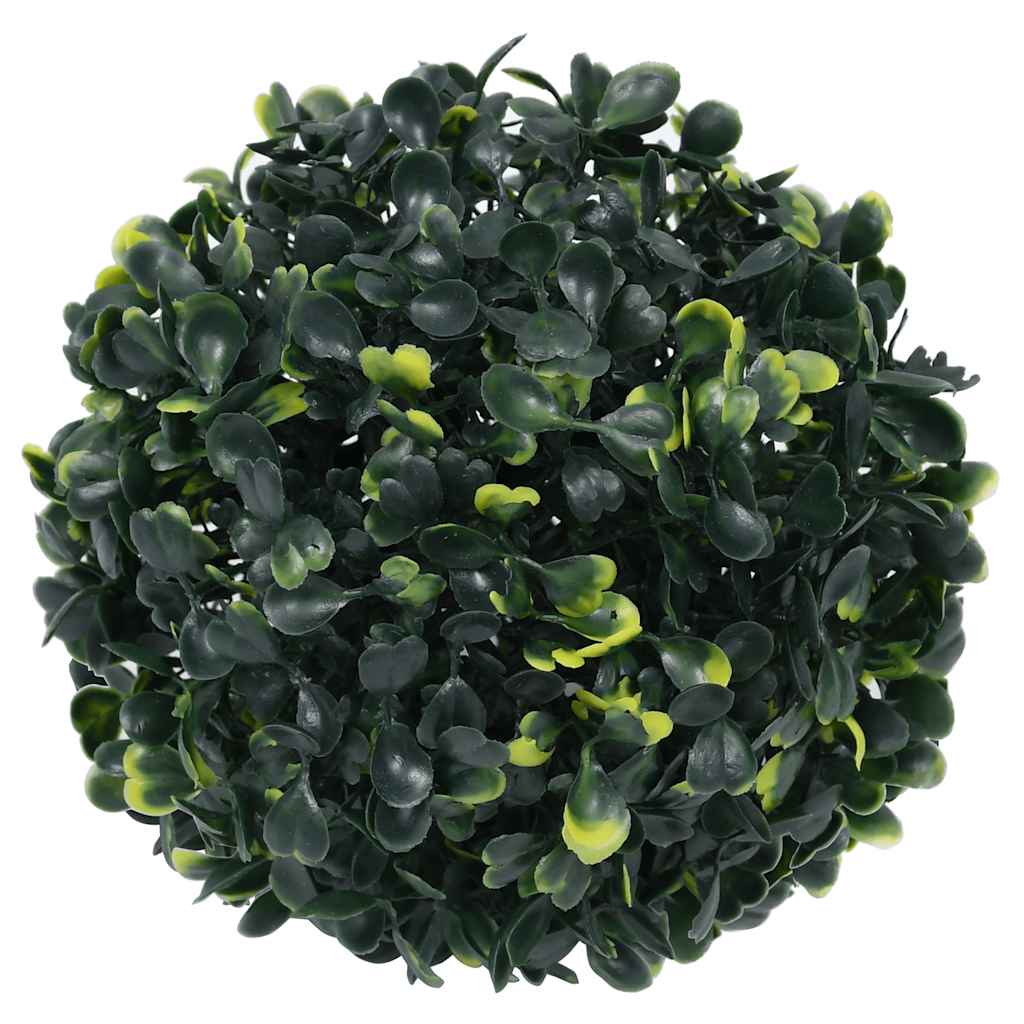 Artificial boxwood balls with led lights 4 pieces green - 12 cm, 1 - number 2.