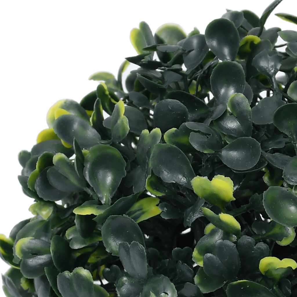 Artificial boxwood balls with led lights 4 pieces green - 12 cm, 1 - number 3.