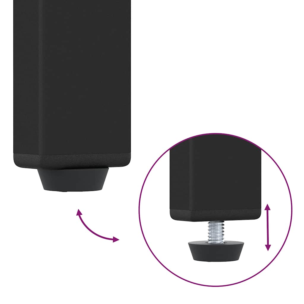 Sengeborde stk. 41x31x80 cm konstrueret træ kunsteg - artisan eg, 2 - number 10.