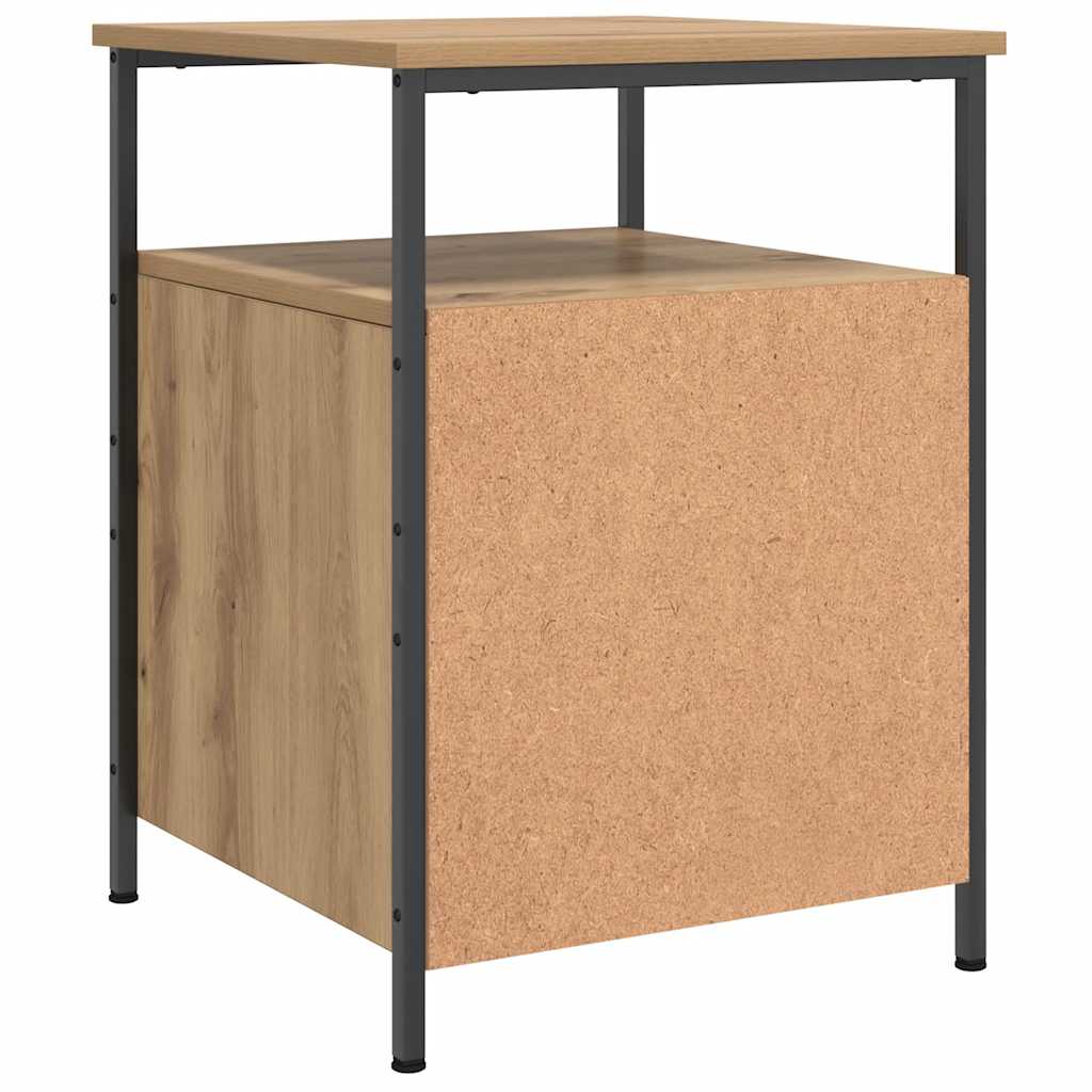 Noćni ormarić 44x45x60 cm izrađeno drvo umjetni hrast - umjetni hrast, 1 - number 6.