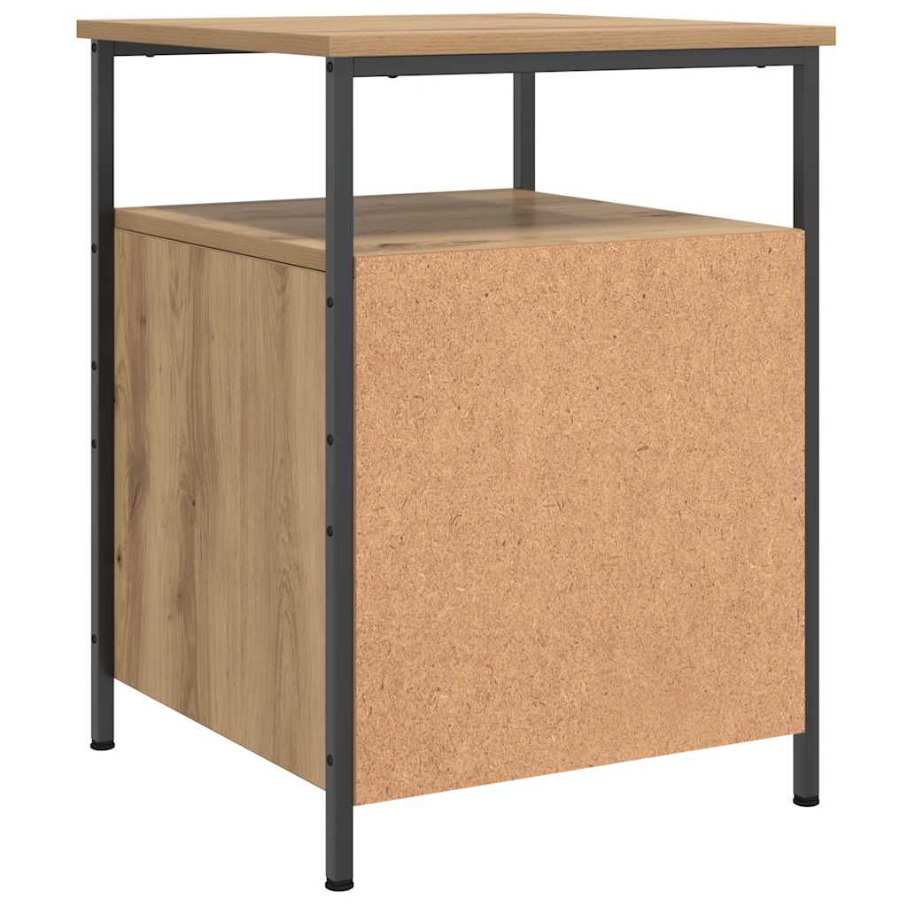 Noćni ormarići kom. 44x45x60 cm izrađeno drvo umjetni hrast - obrtnički hrast, 2 - number 7.