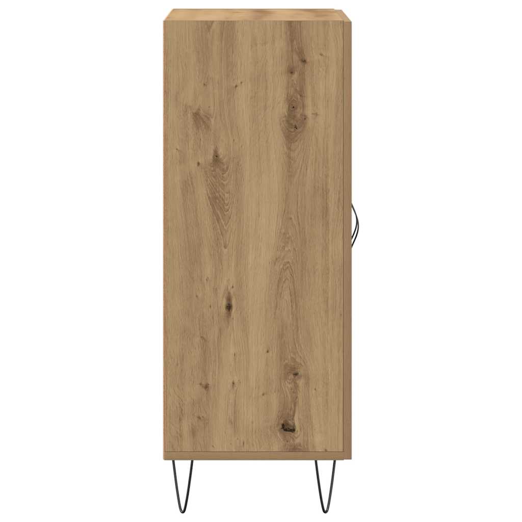 Skab 69,5x34x90 cm konstrueret træ kunsteg - artisan eg, 1 - number 5.