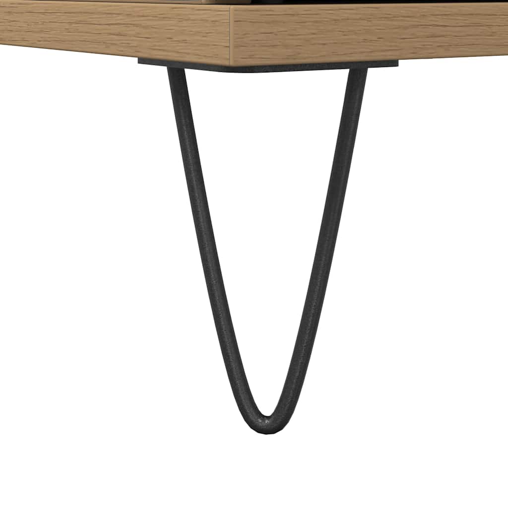 Szafka łazienkowa 30x30x100 cm drewno klejone sztuczny dąb - dąb - number 8.