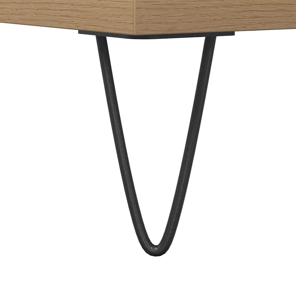 Badeværelsesskab 58x33x60 cm konstrueret træ kunsteg - artisan eg, 1, x - number 9.