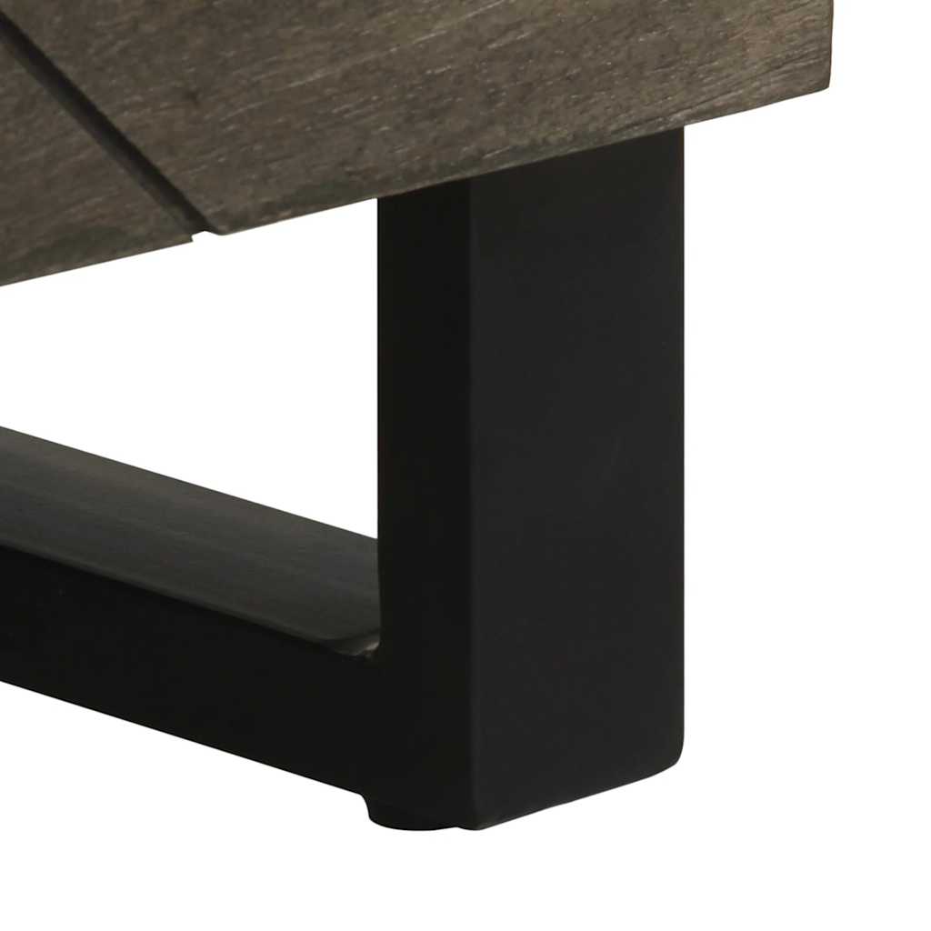 Skænk 60x33x75 cm massivt mangotræ sort - number 8.