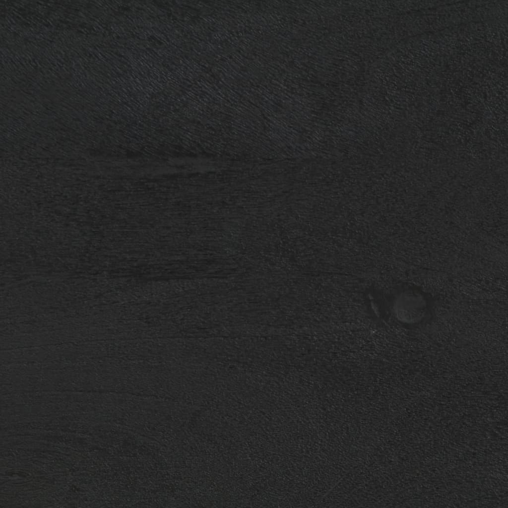 Sengebord 40x33x46 cm massivt mangotræ sort - 1 - number 10.