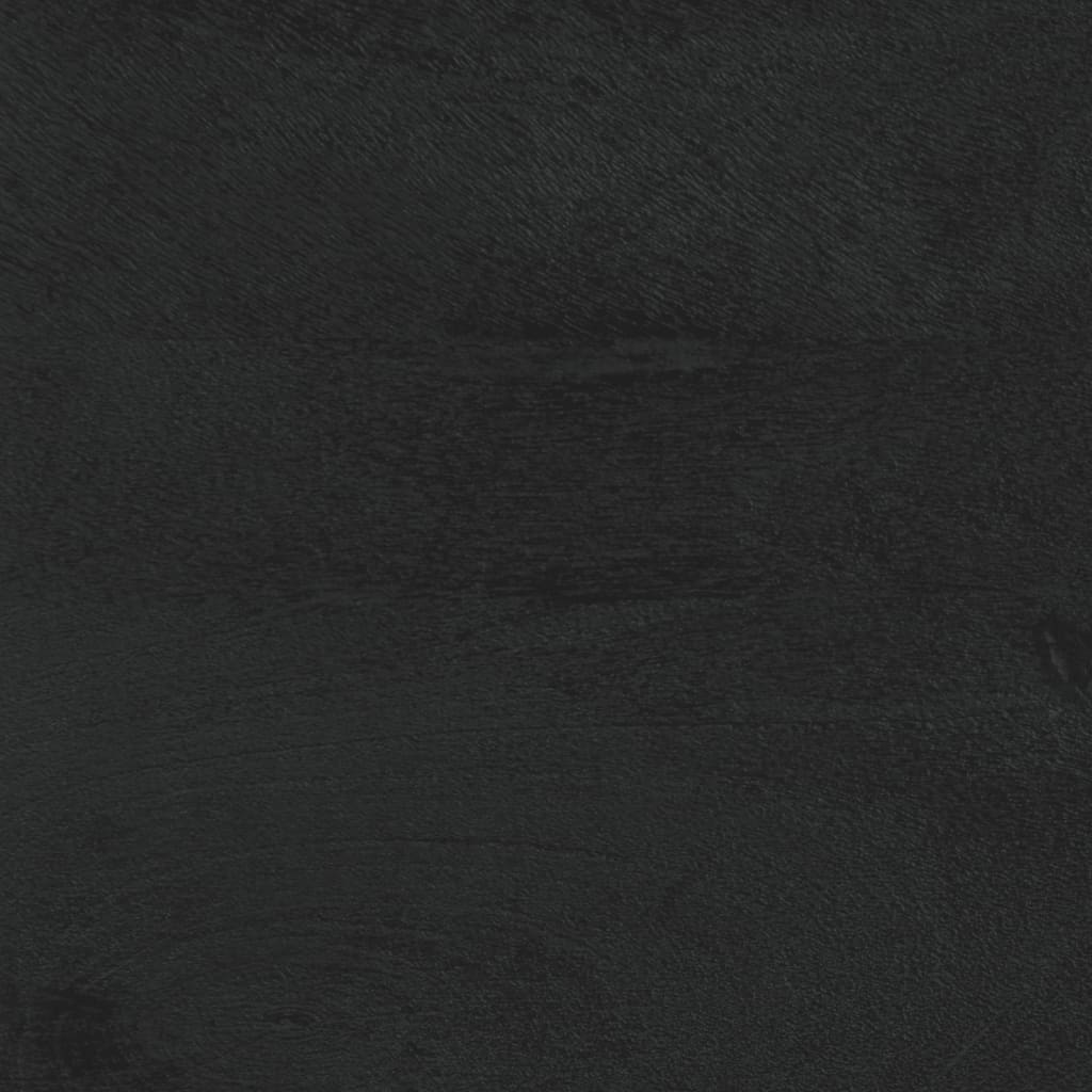 Szafka dolna pod zlew 62x33x58 cm drewno klejone - czarne, drewno klejone lite drewno mango mosiądz, 62 x 33 x 58 cm (dł. x szer. x wys.) - number 10.