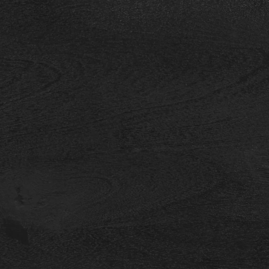 Kommode 90x34x80 cm konstrueret træ sort - number 10.